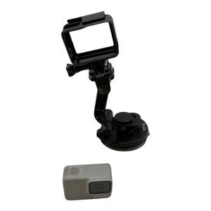 GoPro HERO7 Action Camera - Silver 4K with Suction Cup Mount, SD CARD